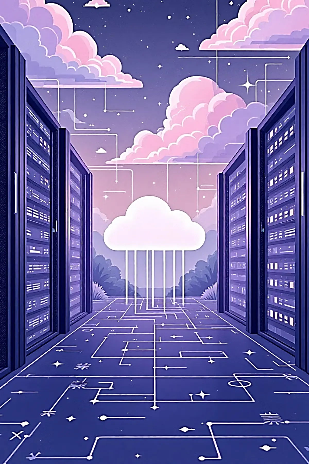 Cloud infrastructure and secure integration visual
